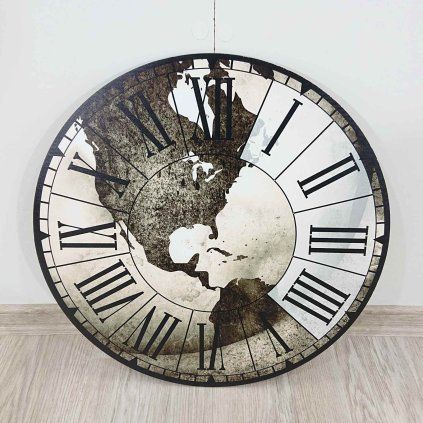 Nástěnné hodiny o 50 cm – Bystag
