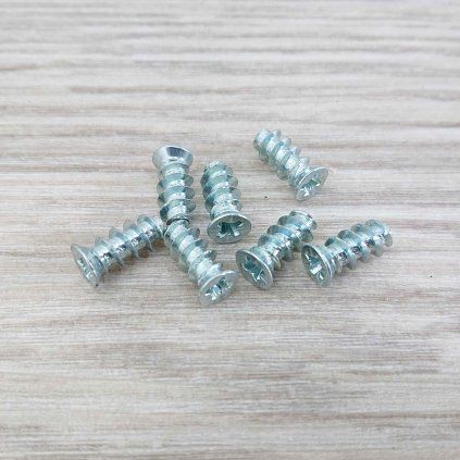 Eurošroub 6 x 13 zápustná hlava 8 mm zinek bílý