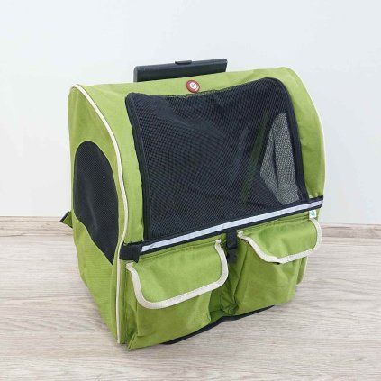 Zelený batoh JK Animals Travel 44 x 34 x 46/106 cm