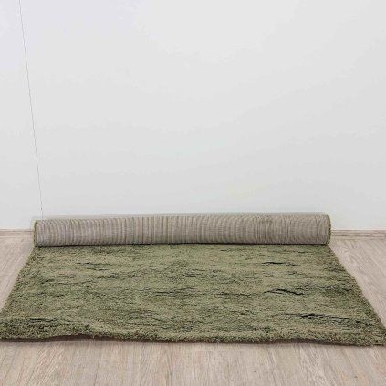 Zelený koberec 160x230 cm Shaggy Teddy Flair Rugs