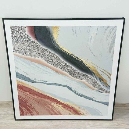 Abstraktní obraz Terra II. 80 x 80 cm Somcasa