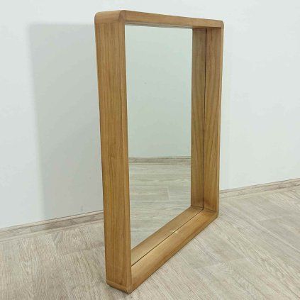Dřevěné nástěnné zrcadlo Kuveni 65 x 80 cm Kave Home