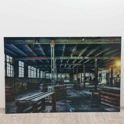 Obraz na skle Factory Hall 150x100cm Kare Design