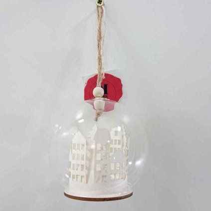 LED světelná dekorace Markslöjd Myren House, o 9 cm