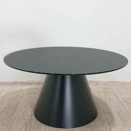 Černý konferenční stolek Irune 80 cm Kave Home