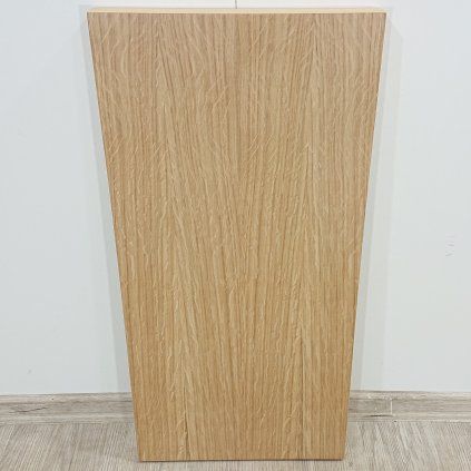 Bílá deska DTD 34x70 cm