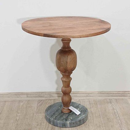 Kulatý odkládací stolek z mangového dřeva o 45 cm Pierre Bloomingville