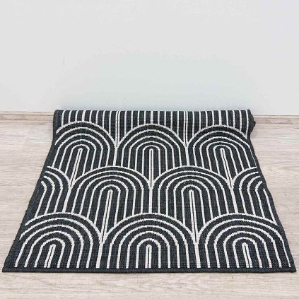 Vnitřní a venkovní koberec Pangli Black 80x150 cm Hanse Home