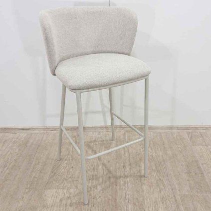 Béžová barová židle Ciselia sed 75 cm Kave Home