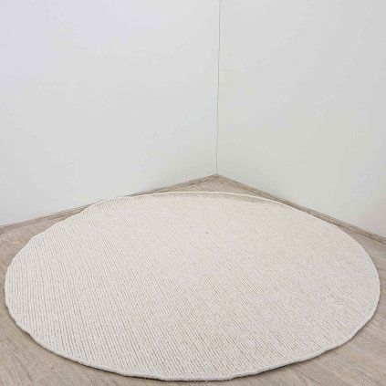 Bílý kulatý koberec Francois o 200 cm Villeroy&Boch