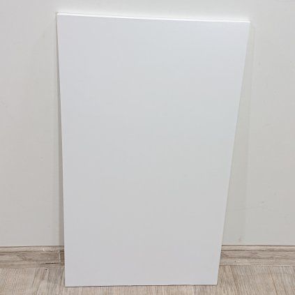 Bílá deska DTD 66,9×38×1,5 cm