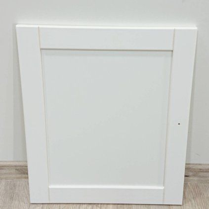 Bílá nábytková dvířka masiv / MDF 38,6×45,5×1,6 cm
