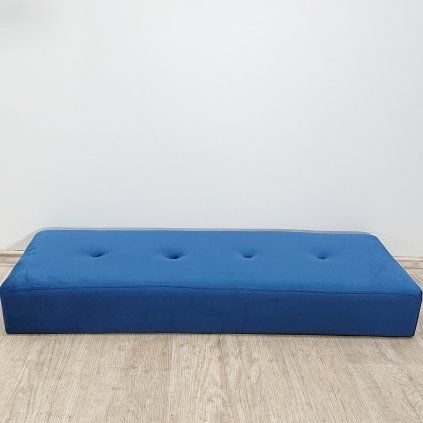 Tmavě modrý sedák k lavici Bonami Essentials Skiby