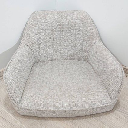 Béžový sedák k barové židli Unique Furniture