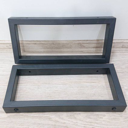 Černé koové podnoží 37 cm set 2 ks