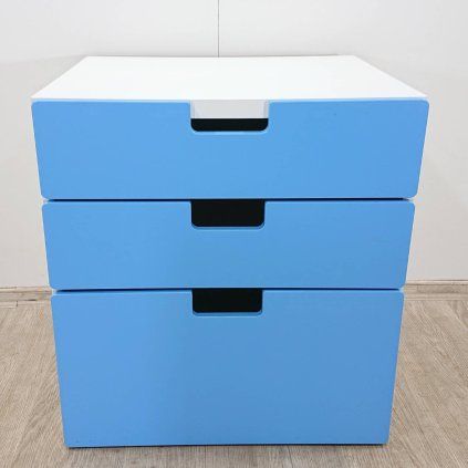 Modrá dětská komoda Ikea Stuva