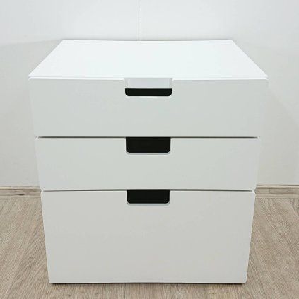 Bílá dětská komoda Ikea Stuva