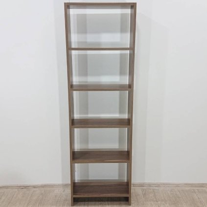 Hnědá knihovna New 160 cm