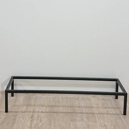 Černé kovové podnoží 94x32 cm