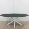 Jídelní stůl se skleněnou deskou Argo 200 x 100 cm Kave Home
