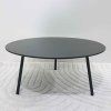 Černý betonový konferenční stolek Mathis 70 cm Kave Home