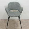 Šedé jídelní křeslo Rowley Unique Furniture