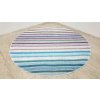 Modro-šedý pratelný koberec Colourful Lines o 120 cm Vitaus_2