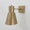 Zlaté nástěnné svítidlo Funnel Opviq lights