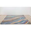 Modrý vlněný koberec Abstract Flow 160x230 cm Flair Rugs_3