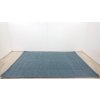 Modrý vlněný koberec 200x290 cm Textured Wool Border Flair Rugs_2