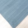 Modrý vlněný koberec 200x290 cm Textured Wool Border Flair Rugs