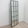 Černé nástěnné zrcadlo 60x150 cm Loft William Styler