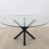 Kulatý skleněný jídelní stůl o 150 cm Argo Kave Home