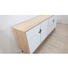 Komoda bílá / dub 185 cm Nola Marckeric_2