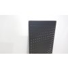Černá kovová mřížka 22x69 cm_2