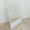 Bílé zrcadlo 74,5x100,5 cm