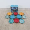 18dílná sada nádobí z porcelánu a kameniny Villa d'Este Cala Jondal Mar