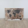 Nástěnka s mapou světa Bimago Wooden Mosaic, 120 x 80 cm