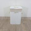 Béžový bambusový koš na prádlo Premier Housewares Kankyo, 62 l