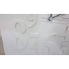 Bílé nástěnné hodiny Tomasucci Mix White_4