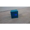 Modrý LED budík Gingko Gravity Cube2