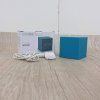 Modrý LED budík Gingko Gravity Cube