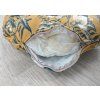 Hořčicově hnědý polštář s motivem květin BePureHome Vogue, o 45 cm2