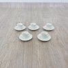 Sada 6 porcelánových šálků s podšálky Kutahya Stitched