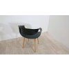 Set of 2 Dining Chairs Black CHARLOTTE 4