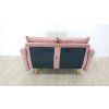 Sametová 2místná pohovka růžová MAURA_2