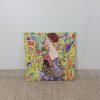 Reprodukce obrazu Gustav Klimt Lady With Fan, 70 x 70 cm