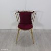 Červená židle Mauro Ferretti Glam Backy 1