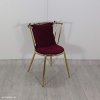 Červená židle Mauro Ferretti Glam Backy