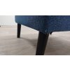 Modrý taburet Mazzini Sofas Elena 3